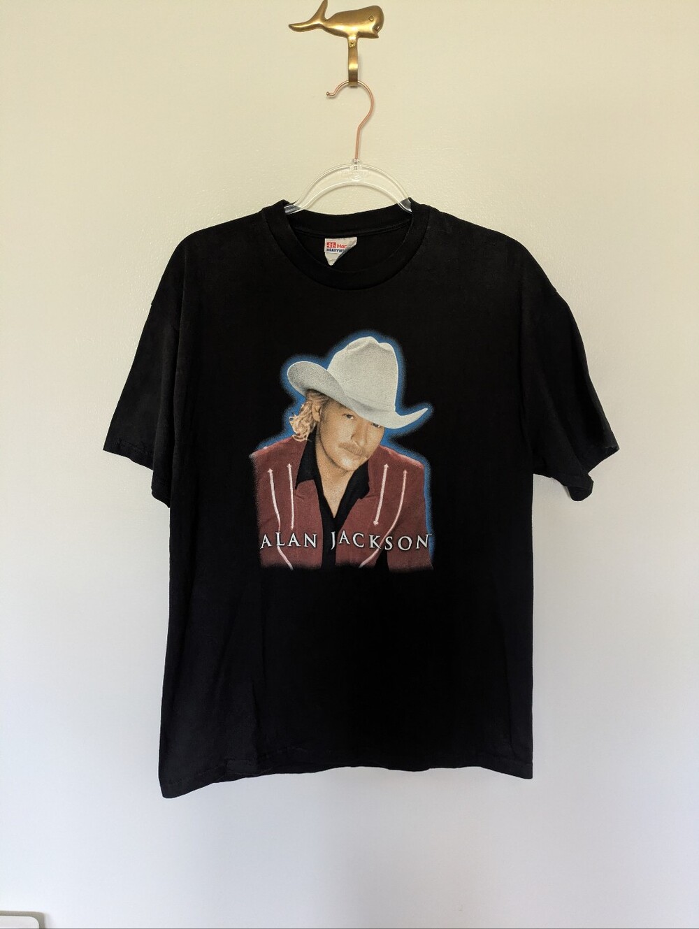 Vintage Alan Jackson Concert Tour Tee When Somebody Loves You Y2K 2001 Large